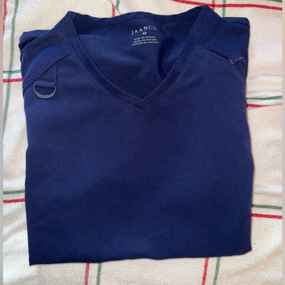 Jaanuu Women’s Navy Blue Scrub Set